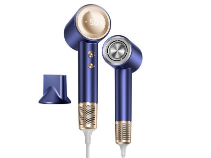 Fén na vlasy s ionizátorem D4, modrý - GLOX