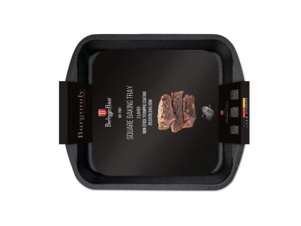 BERLINGERHAUS Plech na pečení s titanovým povrchem 29,5x26,5 cm Burgundy Metallic Line BH-7901