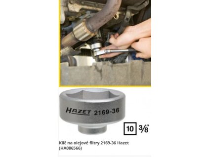 Klíč na olejové filtry 2169-36 Hazet