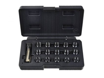 Sada na opravu a renovaci závitů zapalovacích svíček 16ks, M14x1,25 GEKO