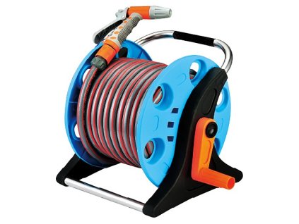 Hadice zahradní 1/2"20m s navijákem a příslušenstvím  AQUACRAFT