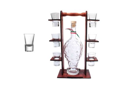 Odlivka 6x30ml s lahví ve stojanu, dárková sada