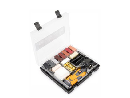 Sada na opravu dřevěných povrchů, dřevo, laminát, parkety, korek 11ks POWERMAT