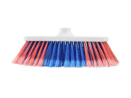 Smeták PH 28cm, hůl 120cm, třepený chlup  DAVID, mix barev