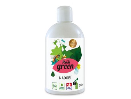 Mycí prostředek na nádobí Real green EKO, 500g