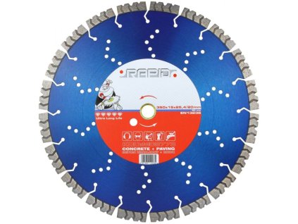 Kotouč řezný diamantový 350x15x25,4/20mm RAPID ARROW