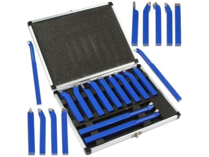 Sada soustružnických nožů, 12x12mm, 11-dílná sada MAR-POL