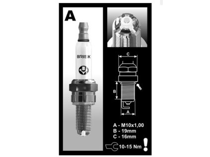 Zapalovací svíčka AOR10LGS BRISK