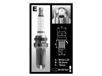 Zapalovací svíčka EOR14LGS BRISK