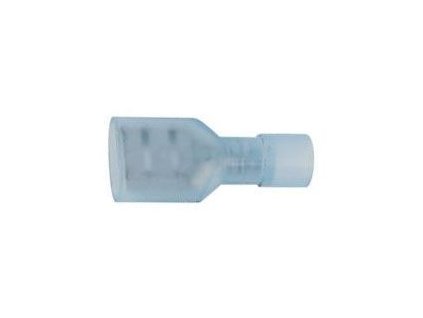 Faston-zdíř.6,3mm modrá,kab.1,25-2mm plná izol.