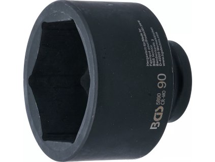 Silová nástrčná hlavice, šestihranná, 25 mm (1"), 90 mm, BGS 5890