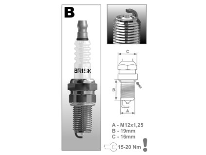 Zapalovací svíčka BR14S BRISK