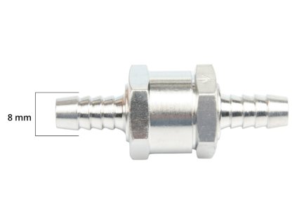 Zpětný ventil palivov.systému 8mm koncovky
