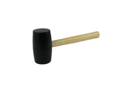 Palice gumová, 700 g, dřevěná násada, ENPRO