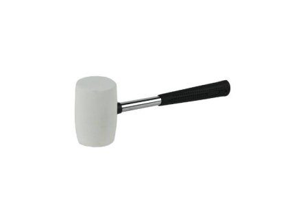 Palice gumová, 55 mm, bílá, kovová násada, ENPRO