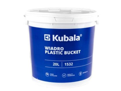Kbelík plastový s víkem a stupnicí, 20 l, Kubala