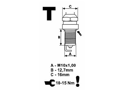 Zapalovací svíčka NAR17C BRISK