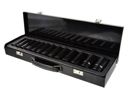 Sada nástrčných hlavic 1/2", 13ks, 10-30mm Cr-Mo GEKO