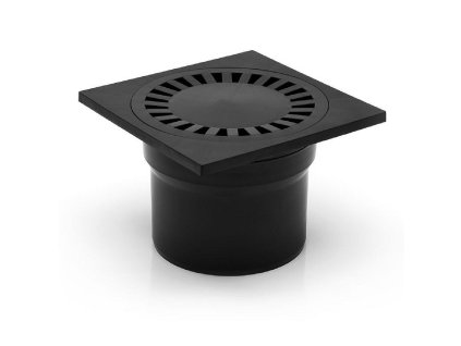 Podlahová vpusť spodní D 110 černá