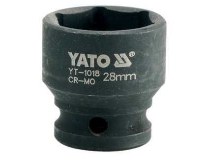Kovaný vnitřní nástrčný klíč 1/2" šestihranný CrMo 28 mm YATO - YT-1018
