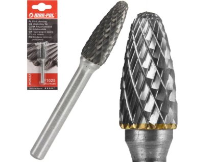 Fréza karbidová kužel, stopka 6mm MAR-POL (F1025)