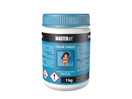 Chlor tablety MASTERsil dóza 1kg (5tablet à 200g)
