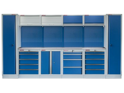 Kvalitní PROFI BLUE dílenský nábytek 3920 x 495 x 2000 mm - MTGS1300AZ