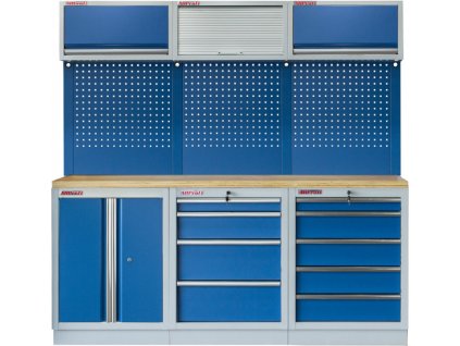 Sestava 6-ti ks PROFI BLUE dílenského nábytku 2040 x 495 x 2000 mm - MTGS1300BF
