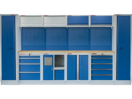 Kvalitní PROFI BLUE dílenský nábytek 3920 x 495 x 2000 mm - MTGS1301AB