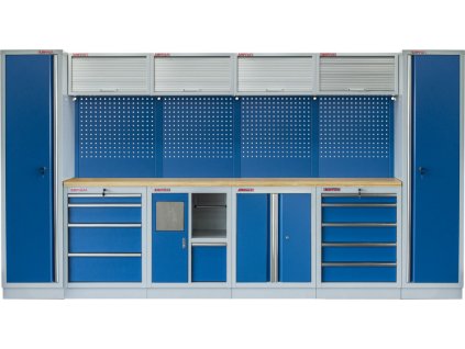 Kvalitní PROFI BLUE dílenský nábytek 3920 x 495 x 2000 mm - MTGS1301AP