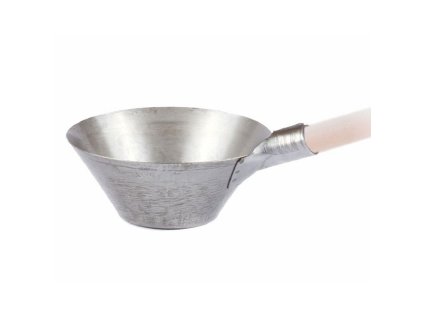Naběračka zednická fanka ocel, s násadou 180cm, 21,5cm