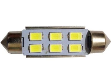 Žárovka LED SV8,5-8 sufit 39mm 12V/2W bílá, 6xLED5730