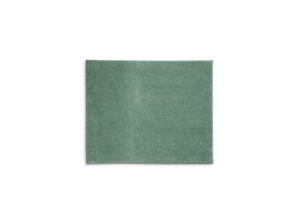 KELA Koupelnová předložka Maja 100% polyester nefritově zelená 65,0x55,0x1,5cm KL-23550