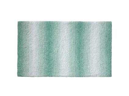 KELA Koupelnová předložka Ombre 80x50 cm polyester nefritově zelená KL-23561