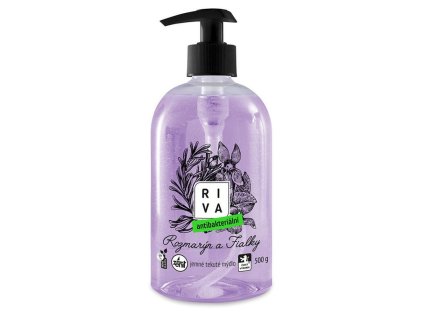 Tekuté mýdlo Riva s antibakteriální přísadou a glycerinem, 500g
