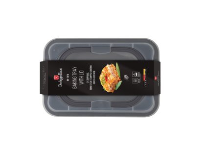 BERLINGERHAUS Plech na pečení s víkem přenosný Carbon Pro BH-7870