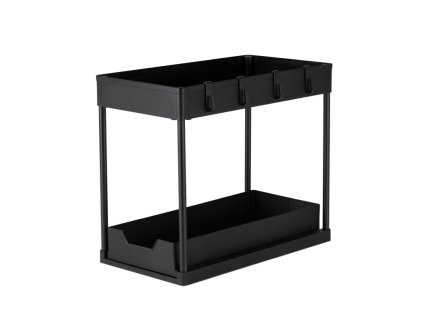 BERLINGERHAUS Kuchyňský organizér dvoupatrový černý BH-8547