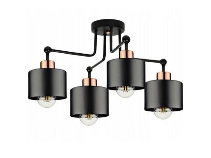 Lustr, stropní svítidlo, 4 x rameno