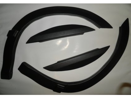 Plastové lemy blatníku Opel Astra F 1991-2002 široká lišta