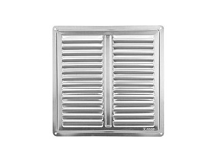 Nerezová větrací mřížka - krytka 200x200