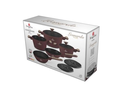 BERLINGERHAUS Sada nádobí s titanovým povrchem 3 ks Leonardo Nordic Collection BH-8305