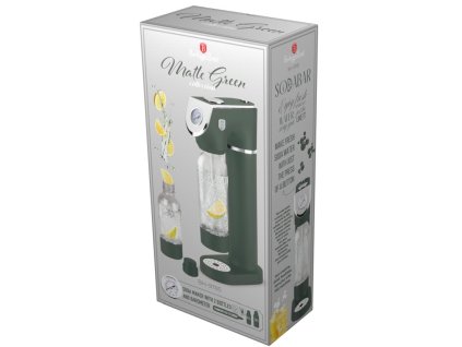 BERLINGERHAUS Výrobník sody SODABAR + 2 lahve Matte Green Collection BH-9785