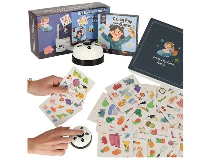 Najdi dvojici kartová hra, 54 karet + zvonek