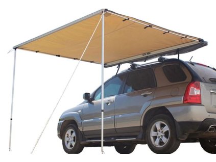 Markýza na auto boční písková 2x2,5m