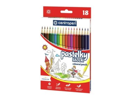 Pastelky Centropen 9520, 18 ks