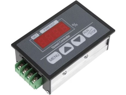 Regulátor otáček PWM stejnosměrných motorů 6-60V DC-30A