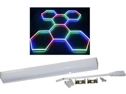 Modul 300mm, 230VAC/2W, RGB pro LED osvětlení HEXAGON