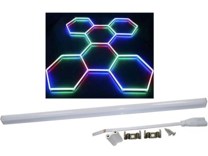 Modul 870mm, 230VAC/6W, RGB pro LED osvětlení HEXAGON