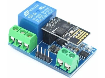 Modul relé ESP8266 s wifi modulem ESP-01, napájení 8-30V