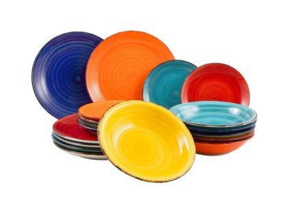 HIT Jídelní sada talířů 18 ks Capri HT-24327152